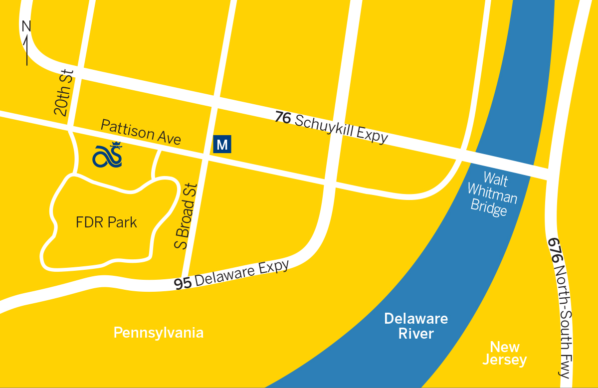 American Swedish Historical Museum Map