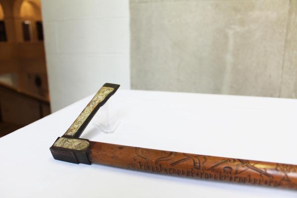 American Swedish Historical Museum Cane Axe American Swedish Historical Museum Cane Axe
