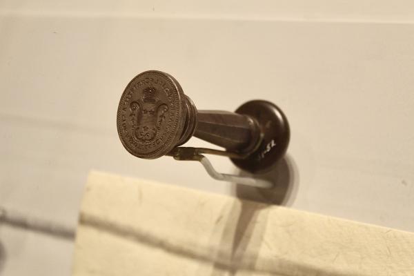 Queen Christina's Chamberlain's Seal in the New Sweden Gallery