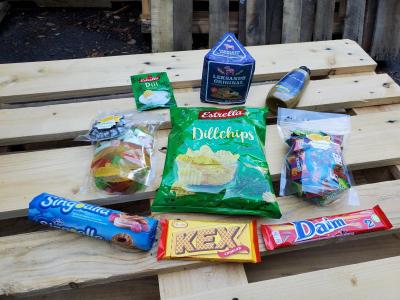 Selection of food in the bag