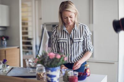 Amy Cooking