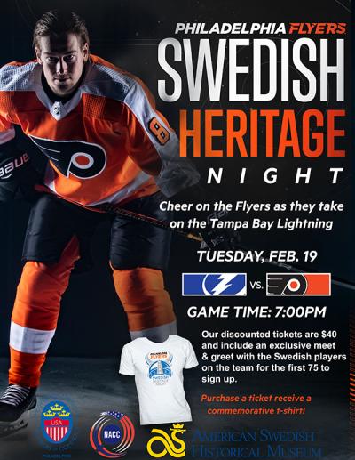 ASHM Swedish Heritage Night with the Flyers