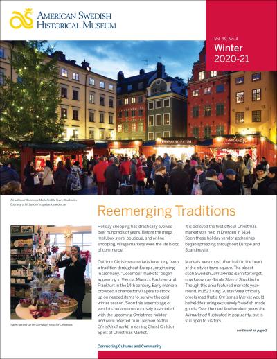 American Swedish Historical Museum- Winter 2020/21 Newsletter