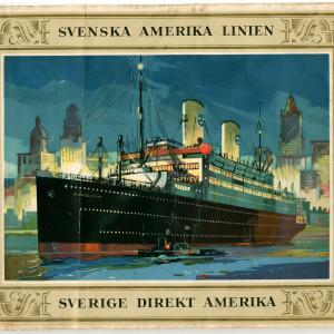 The Swedish America Line exhibit at the ASHM