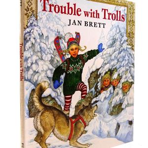 Trouble with Trolls by Jan Brett Toddler time book Trouble with Trolls