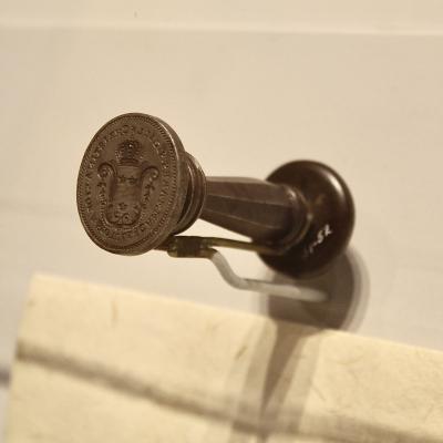 Queen Christina's Chamberlain's Seal in the New Sweden Gallery